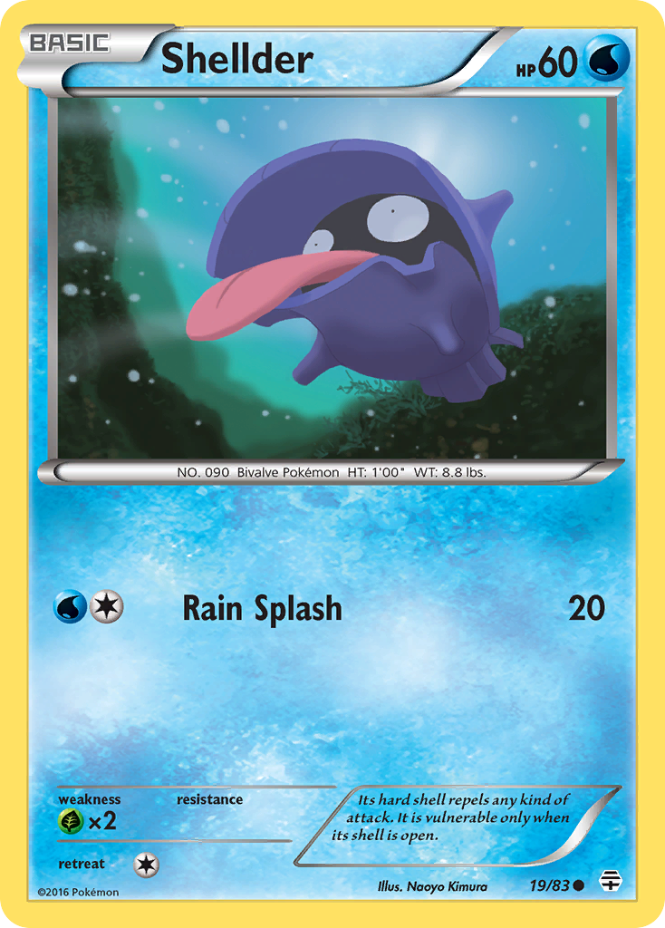 Shellder (19/83) [XY: Generations] | Clutch Gaming