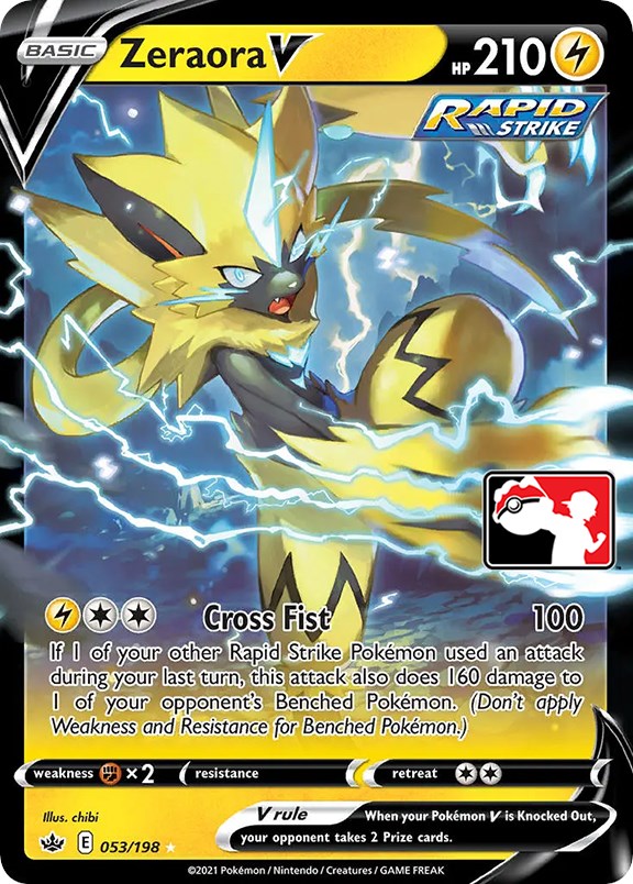 Zeraora V (053/198) [Prize Pack Series One] | Clutch Gaming