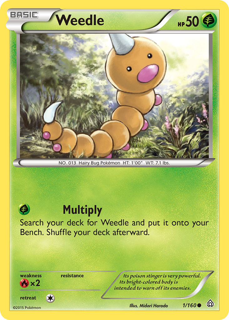 Weedle (1/160) [XY: Primal Clash] | Clutch Gaming