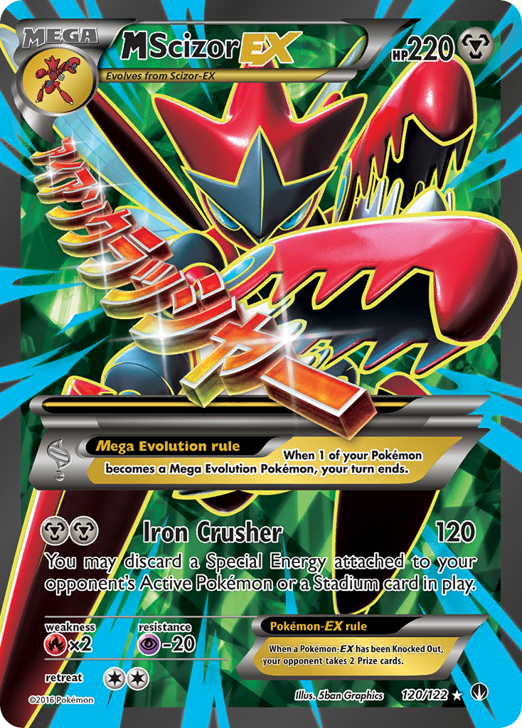 M Scizor EX (120/122) [XY: BREAKpoint] | Clutch Gaming