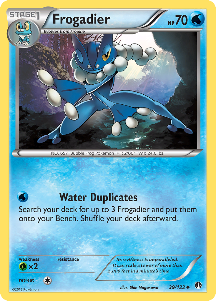 Frogadier (39/122) [XY: BREAKpoint] | Clutch Gaming