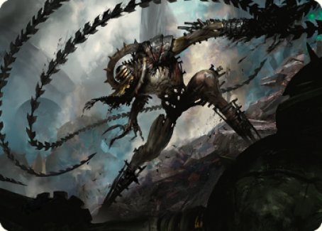 Razorlash Transmogrant Art Card [The Brothers' War Art Series] | Clutch Gaming