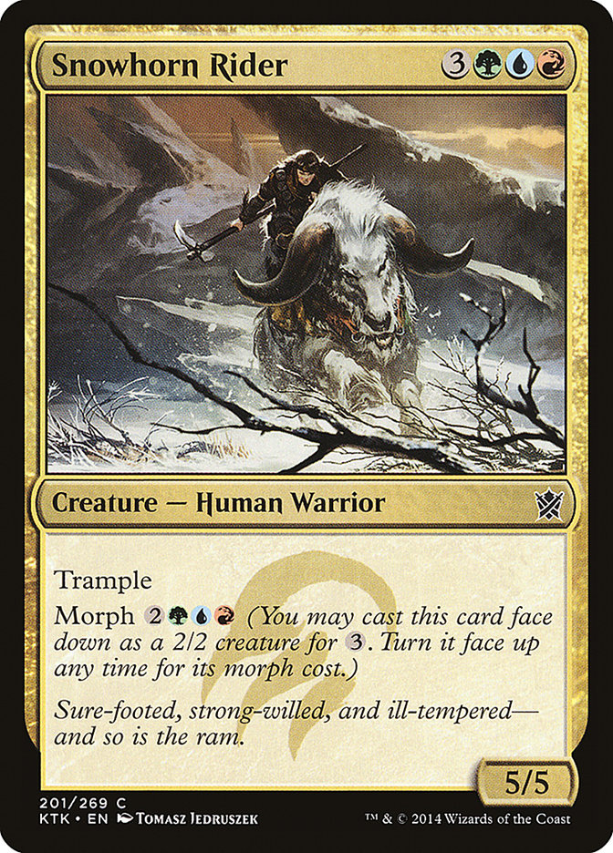 Snowhorn Rider [Khans of Tarkir] | Clutch Gaming