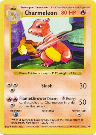 Charmeleon (24/102) [Base Set Shadowless Unlimited] | Clutch Gaming