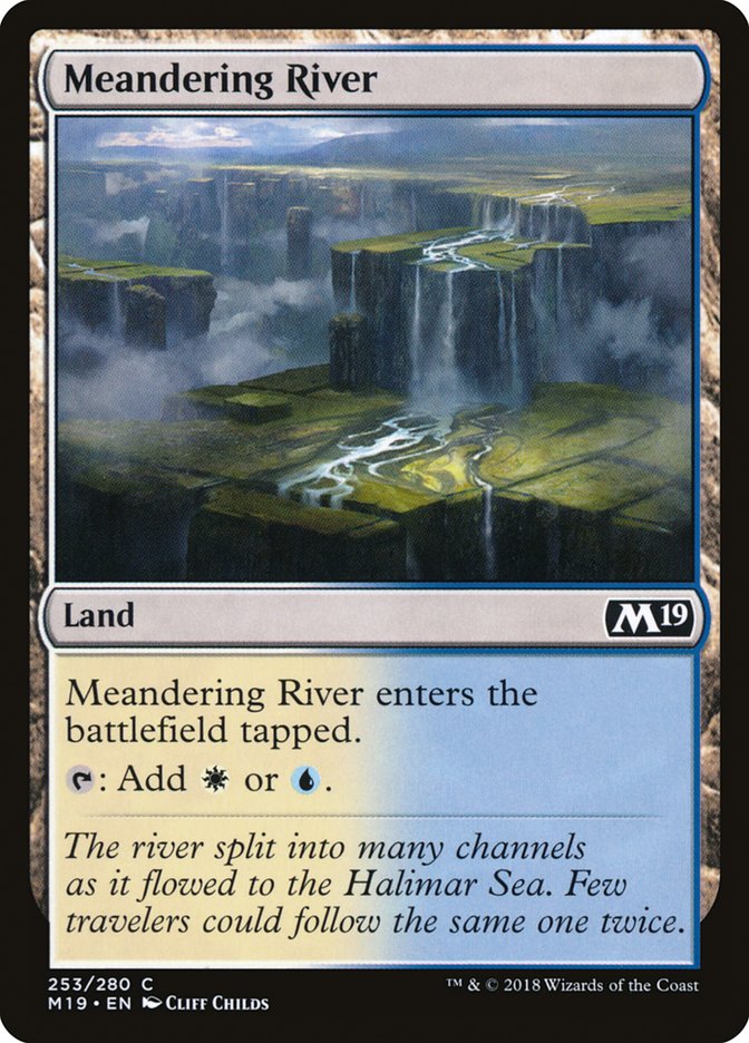 Meandering River [Core Set 2019] | Clutch Gaming