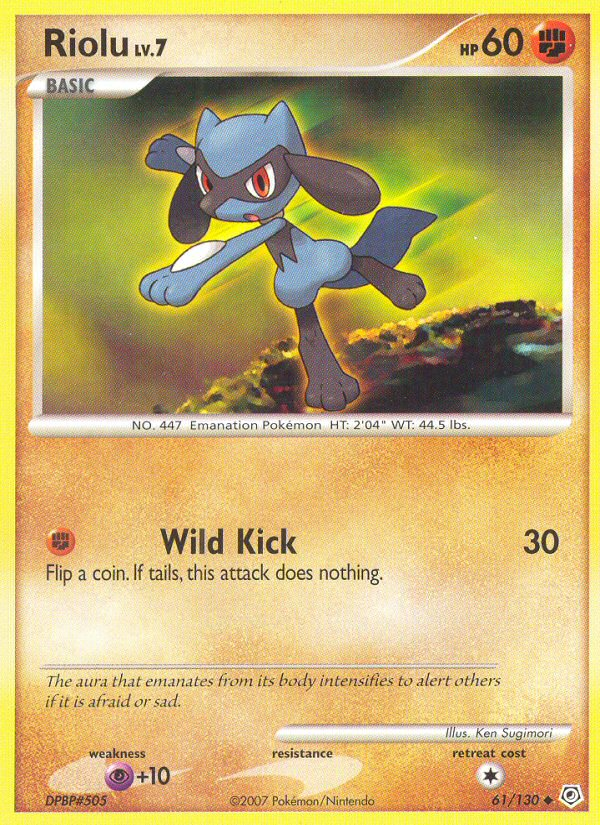 Riolu (61/130) [Diamond & Pearl: Base Set] | Clutch Gaming