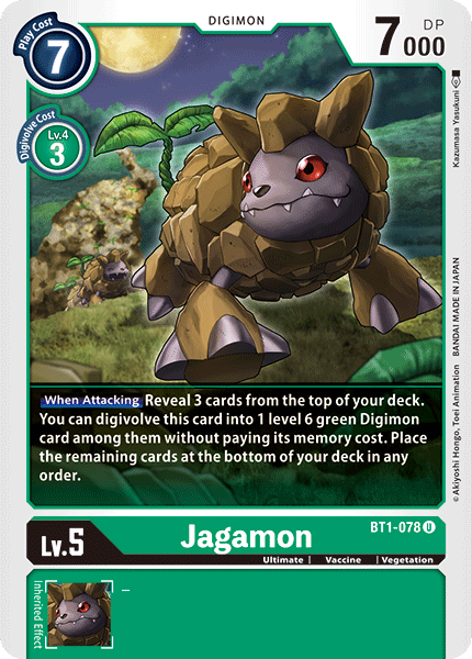 Jagamon [BT1-078] [Release Special Booster Ver.1.0] | Clutch Gaming