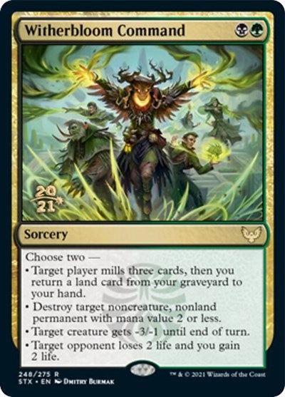 Witherbloom Command [Strixhaven: School of Mages Prerelease Promos] | Clutch Gaming