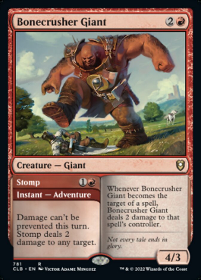 Bonecrusher Giant // Stomp [Commander Legends: Battle for Baldur's Gate] | Clutch Gaming