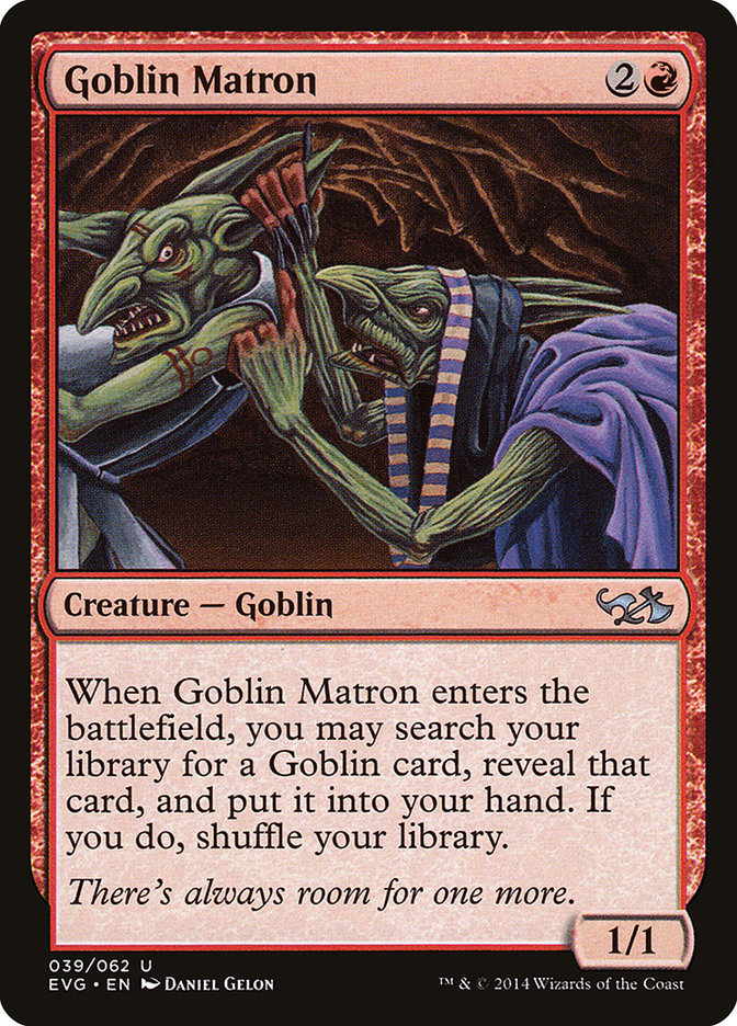 Goblin Matron (Elves vs. Goblins) [Duel Decks Anthology] | Clutch Gaming