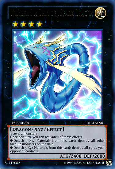 Number 91: Thunder Spark Dragon [REDU-EN098] Ultra Rare | Clutch Gaming