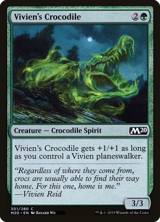 Vivien's Crocodile [Core Set 2020] | Clutch Gaming