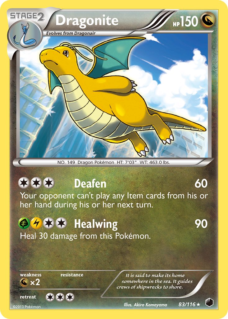 Dragonite (83/116) (Cosmos Holo) (Blister Exclusive) [Black & White: Plasma Freeze] | Clutch Gaming