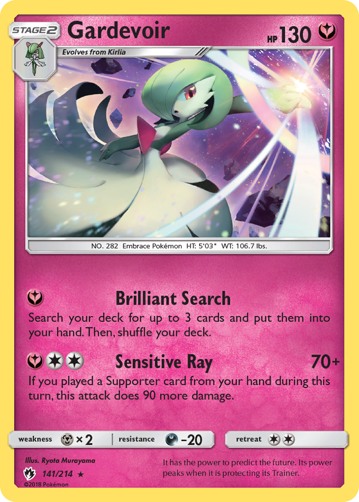 Gardevoir (141/214) [Sun & Moon: Lost Thunder] | Clutch Gaming