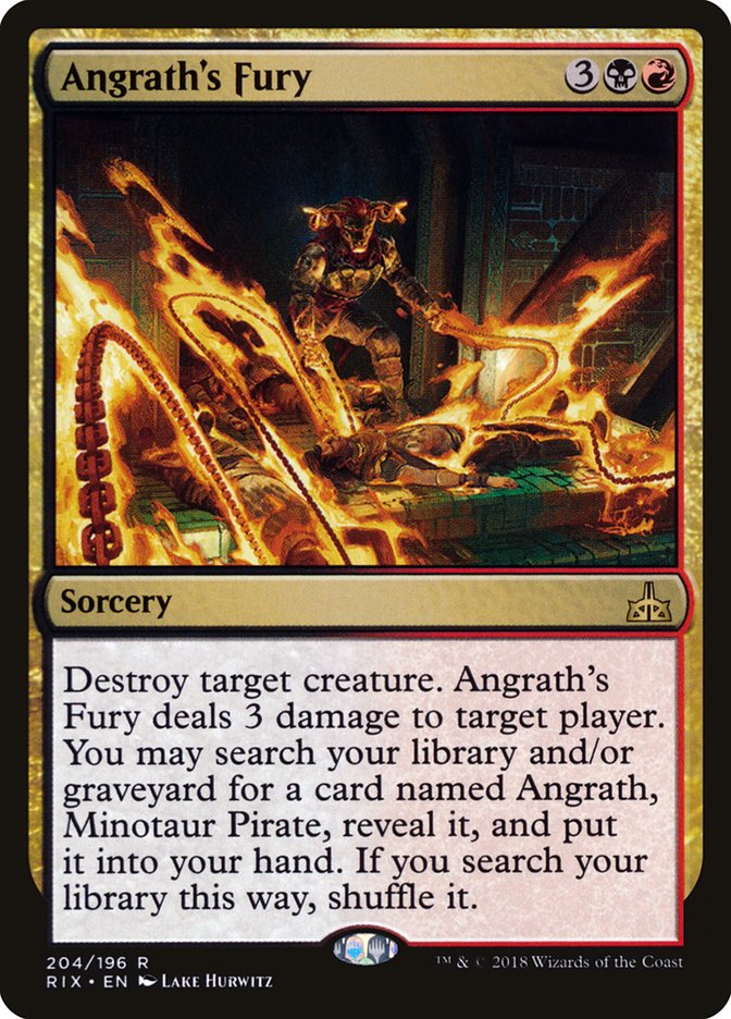 Angrath's Fury [Rivals of Ixalan] | Clutch Gaming