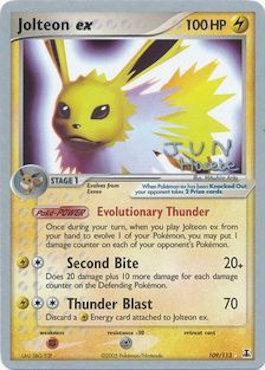 Jolteon ex (109/113) (Flyvees - Jun Hasebe) [World Championships 2007] | Clutch Gaming