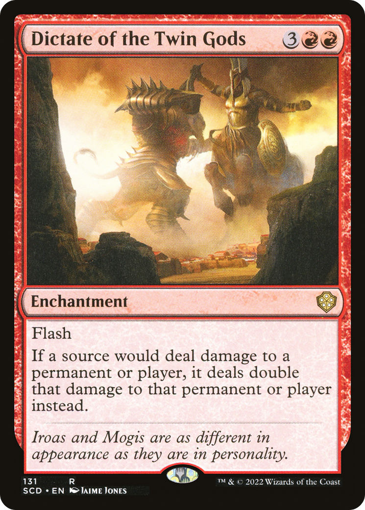 Dictate of the Twin Gods [Starter Commander Decks] | Clutch Gaming