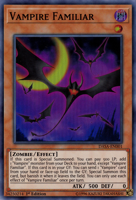 Vampire Familiar [DASA-EN001] Super Rare | Clutch Gaming