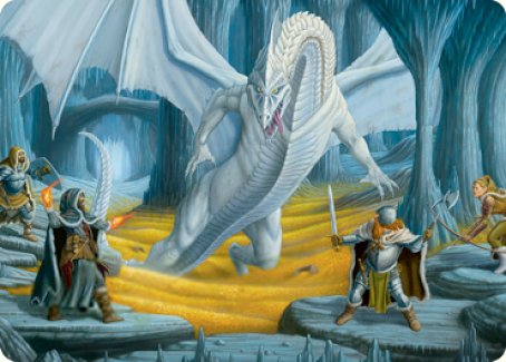 Cave of the Frost Dragon Art Card [Dungeons & Dragons: Adventures in the Forgotten Realms Art Series] | Clutch Gaming