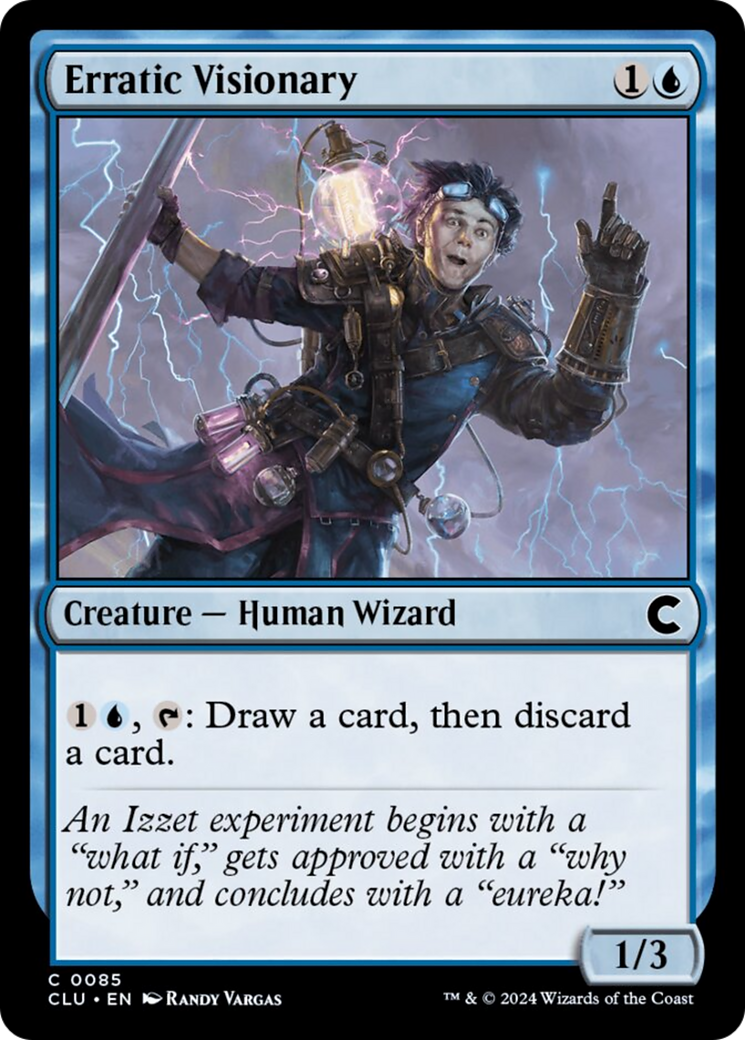 Erratic Visionary [Ravnica: Clue Edition] | Clutch Gaming