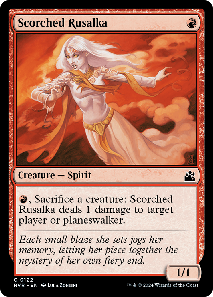 Scorched Rusalka [Ravnica Remastered] | Clutch Gaming