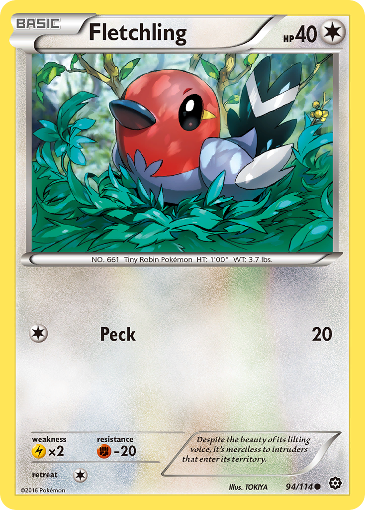 Fletchling (94/114) [XY: Steam Siege] | Clutch Gaming