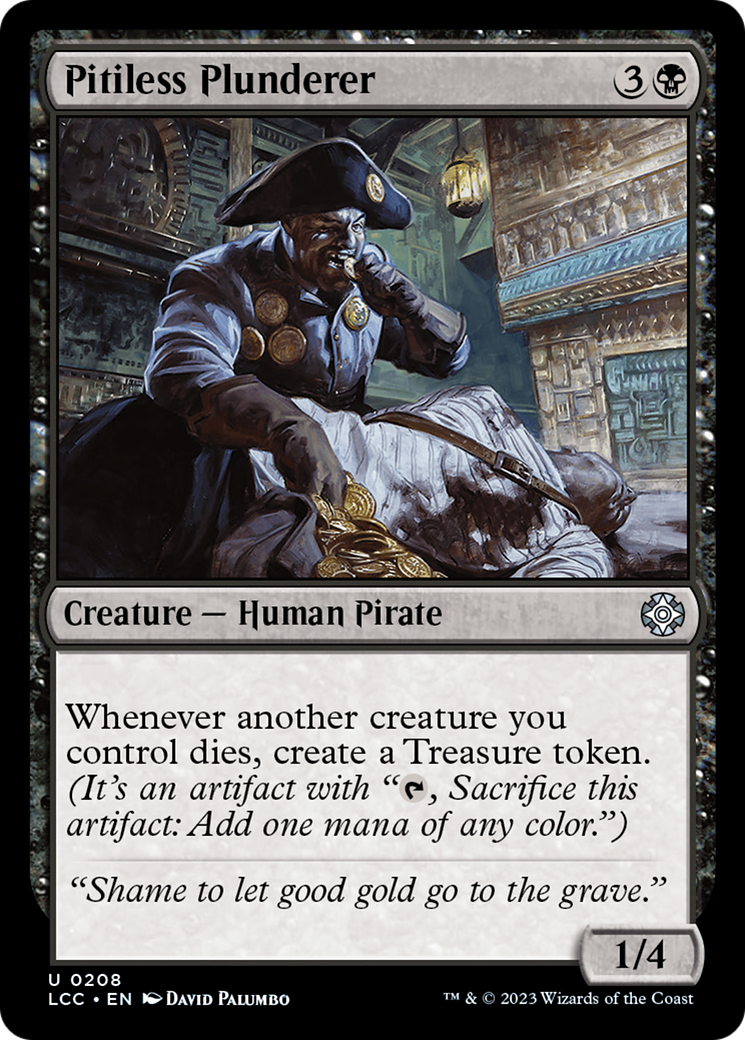 Pitiless Plunderer [The Lost Caverns of Ixalan Commander] | Clutch Gaming