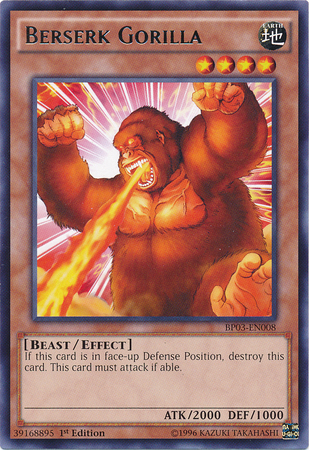 Berserk Gorilla [BP03-EN008] Rare | Clutch Gaming