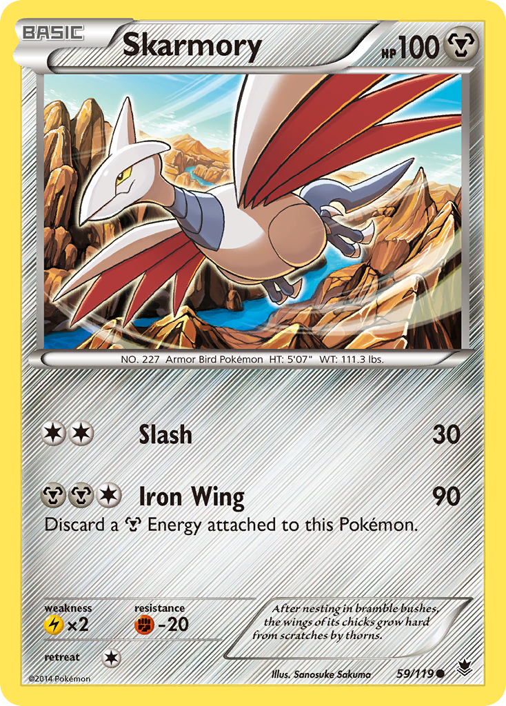 Skarmory (59/119) [XY: Phantom Forces] | Clutch Gaming