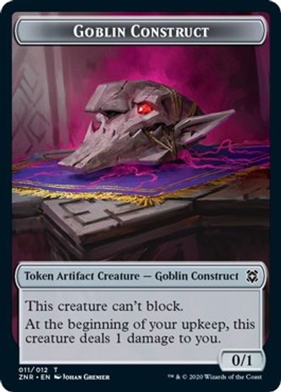 Satyr // Goblin Construct Double-Sided Token [Challenger Decks 2021 Tokens] | Clutch Gaming