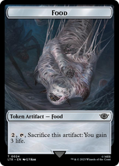 Ballistic Boulder // Food (0024) Double-Sided Token (Surge Foil) [The Lord of the Rings: Tales of Middle-Earth Tokens] | Clutch Gaming