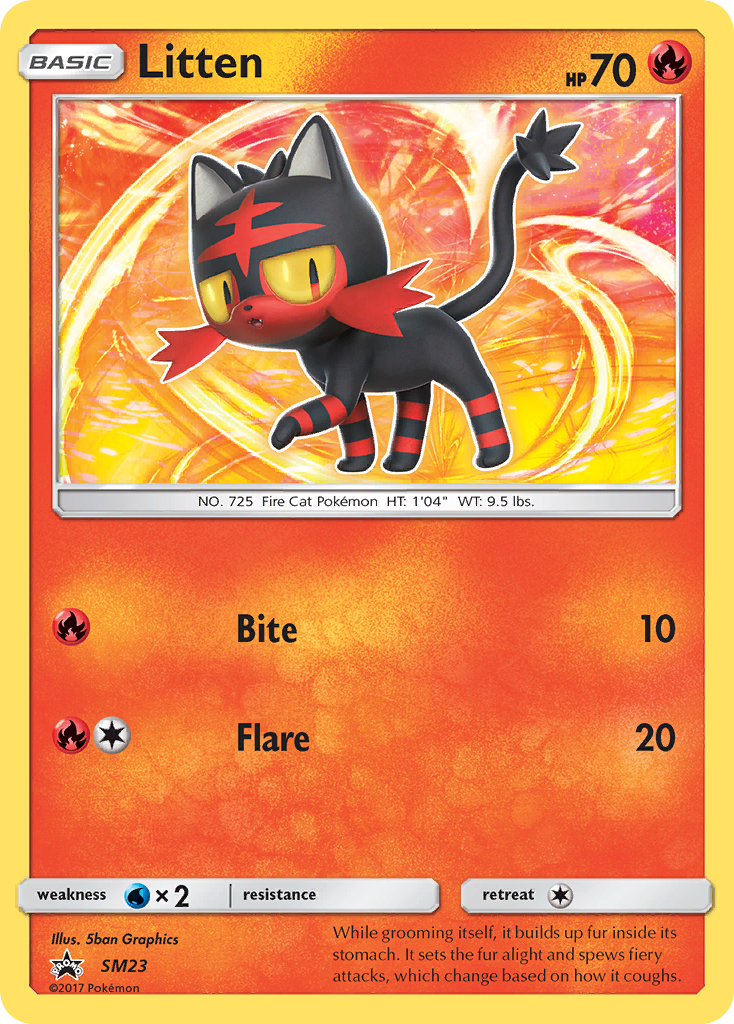 Litten (SM23) [Sun & Moon: Black Star Promos] | Clutch Gaming