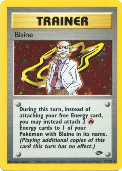 Blaine (17/132) [Gym Challenge Unlimited] | Clutch Gaming