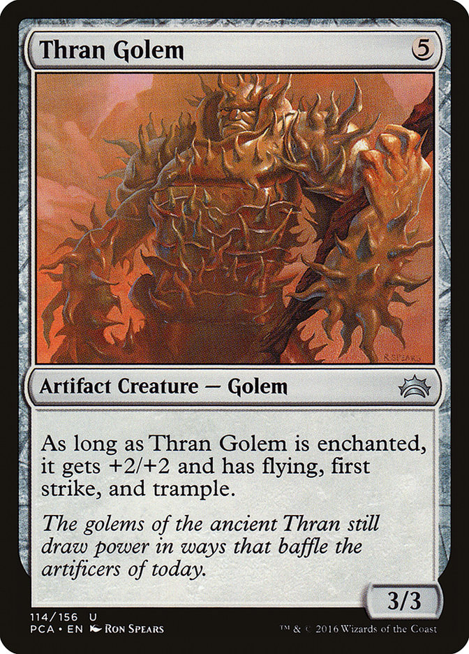 Thran Golem [Planechase Anthology] | Clutch Gaming