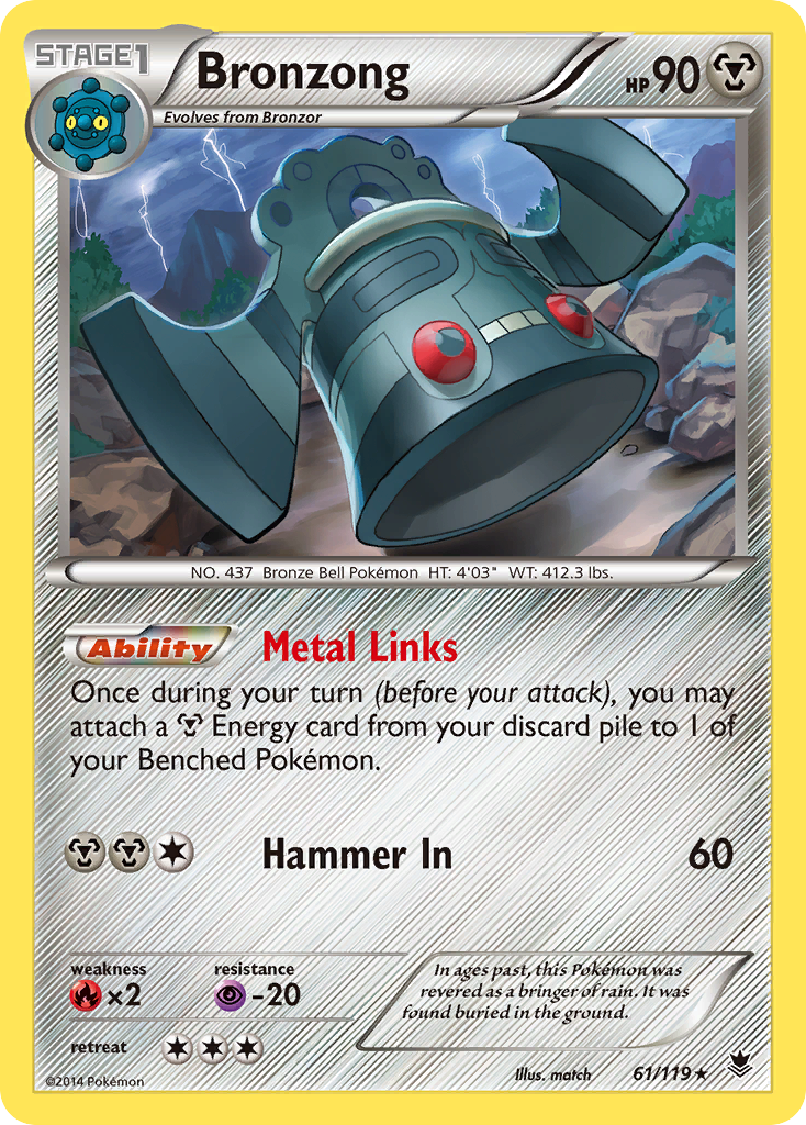 Bronzong (61/119) [XY: Phantom Forces] | Clutch Gaming