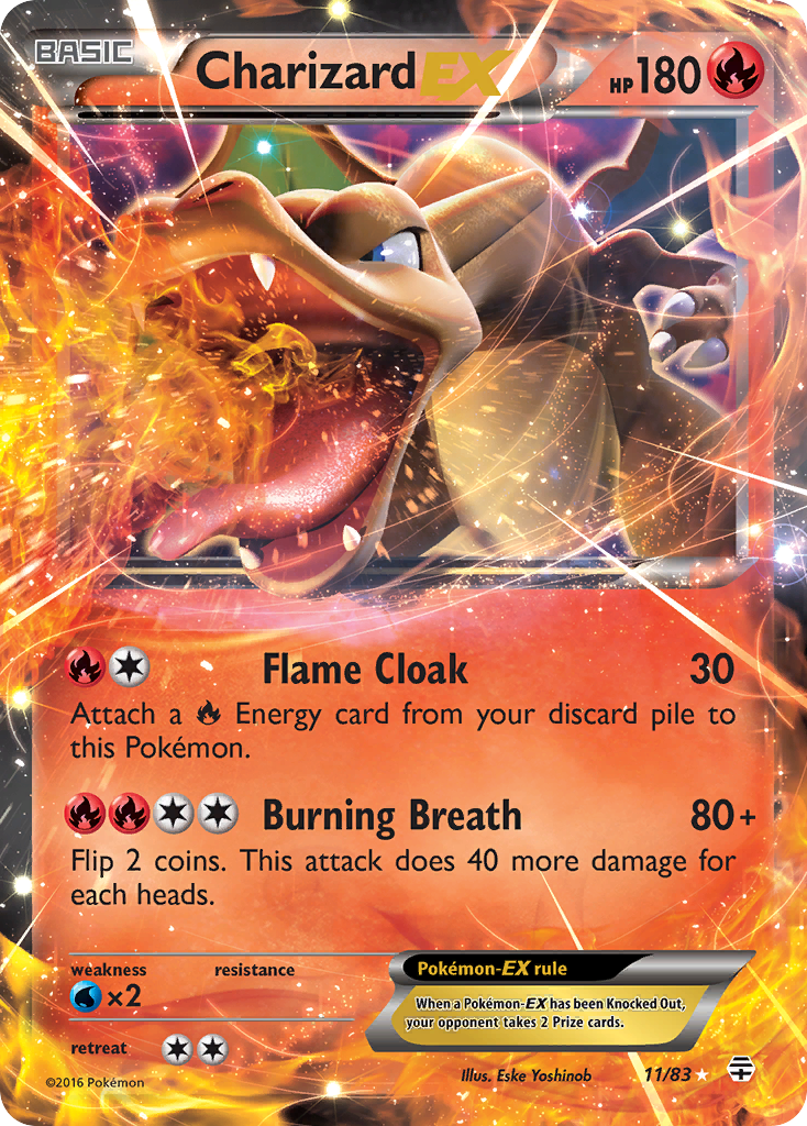 Charizard EX (11/83) [XY: Generations] | Clutch Gaming