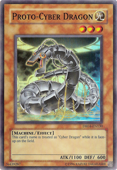 Proto-Cyber Dragon [DR04-EN130] Super Rare | Clutch Gaming