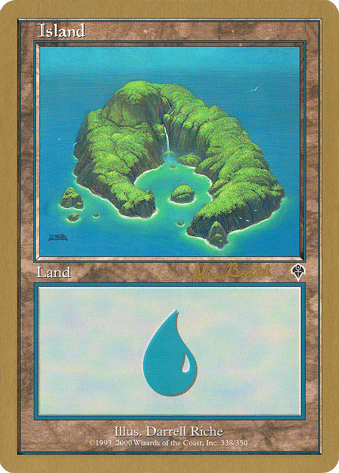 Island (ab338) (Alex Borteh) [World Championship Decks 2001] | Clutch Gaming