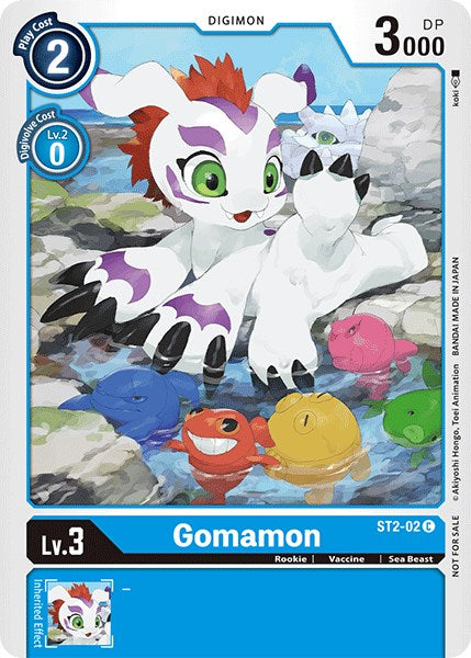 Gomamon [ST2-02] (Official Tournament Pack Vol.3) [Starter Deck: Cocytus Blue Promos] | Clutch Gaming