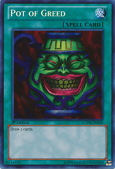 Pot of Greed [LCYW-EN059] Secret Rare | Clutch Gaming