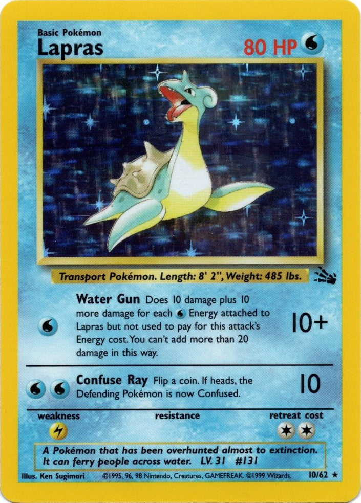 Lapras (10/62) [Fossil Unlimited] | Clutch Gaming