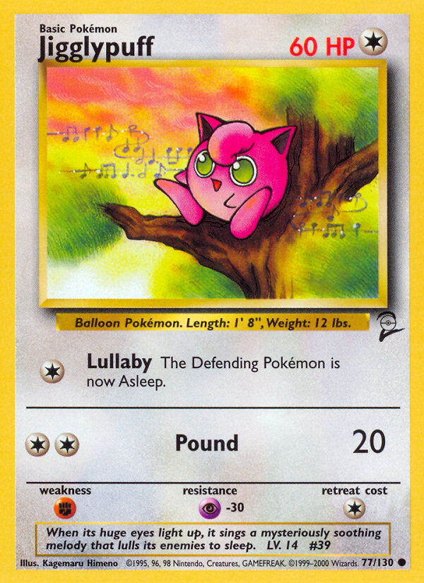 Jigglypuff (77/130) [Base Set 2] | Clutch Gaming