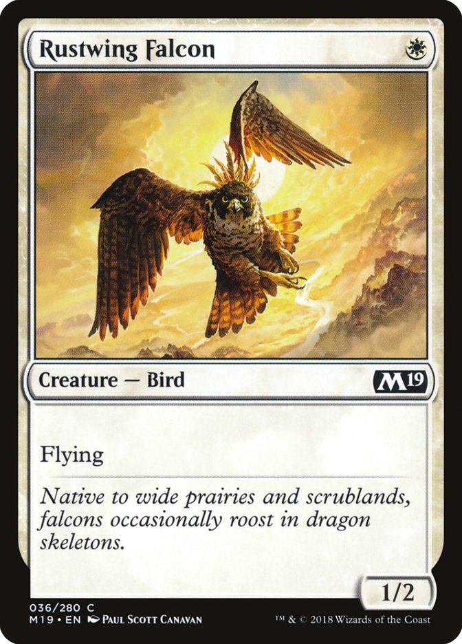 Rustwing Falcon [Core Set 2019] | Clutch Gaming