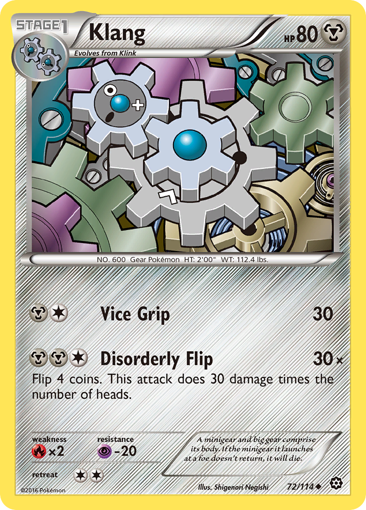 Klang (72/114) [XY: Steam Siege] | Clutch Gaming