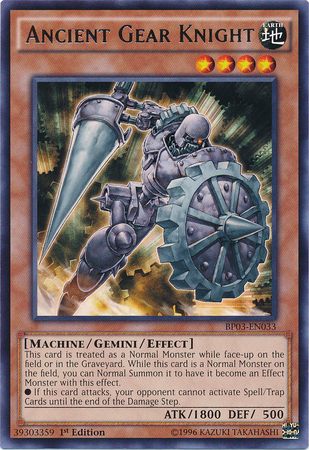 Ancient Gear Knight [BP03-EN033] Rare | Clutch Gaming