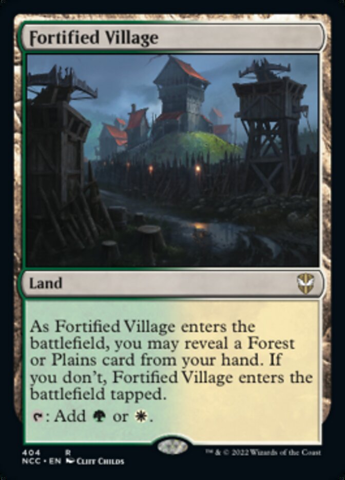 Fortified Village [Streets of New Capenna Commander] | Clutch Gaming