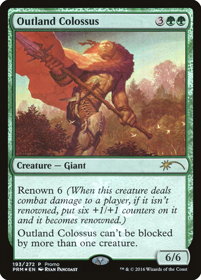 Outland Colossus [Resale Promos] | Clutch Gaming