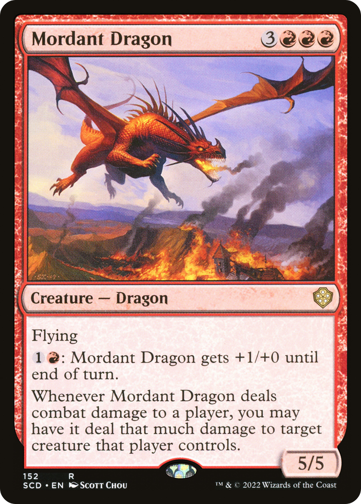 Mordant Dragon [Starter Commander Decks] | Clutch Gaming