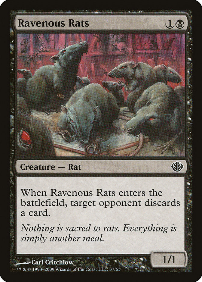 Ravenous Rats [Duel Decks: Garruk vs. Liliana] | Clutch Gaming