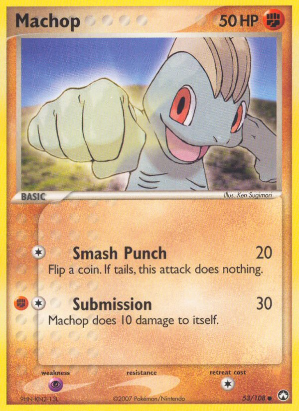 Machop (53/108) [EX: Power Keepers] | Clutch Gaming